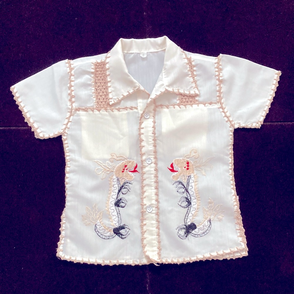 Vintage Child’s Camp Shirt. 8 NWOT
